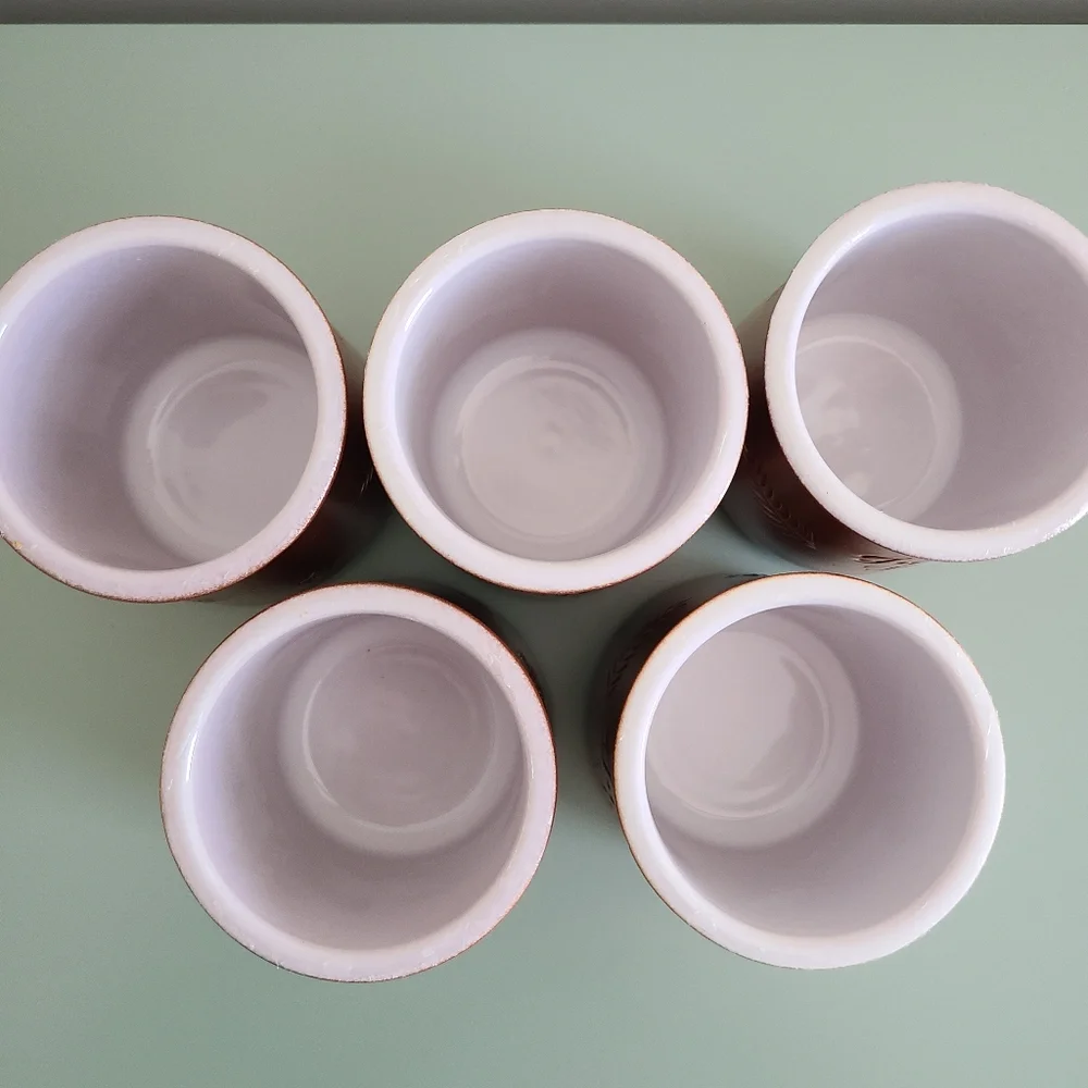 La Fermiere JOYEUSES FÊTES Terracotta Yogurt Pots - Picture 2 of 6